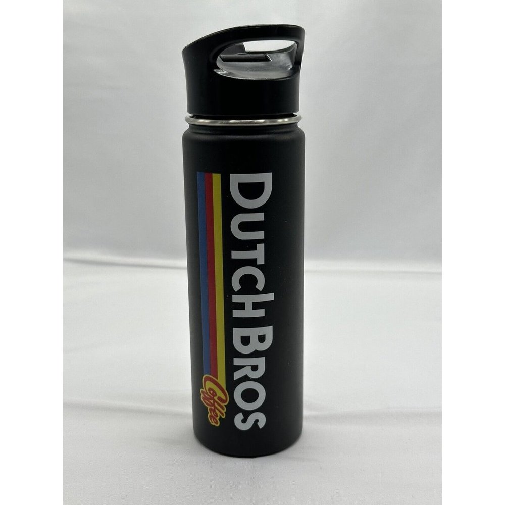 Black Matte Dutch Bros. Stainless Steel 20 oz. Travel Tumbler